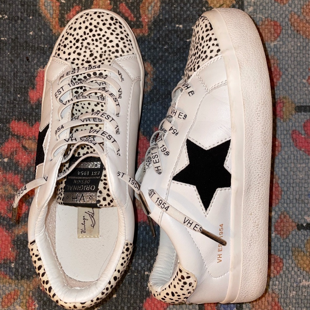 Vintage Havana cheetah forever faux fur sneakers